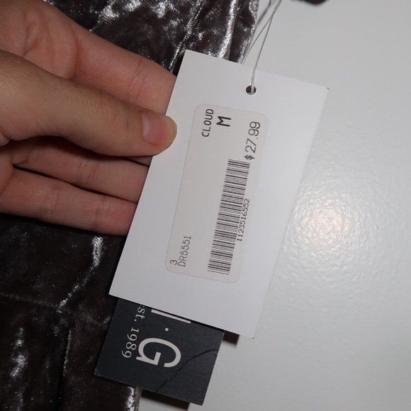 C Brown Velvet Backless Dress - Picture 3 of 3